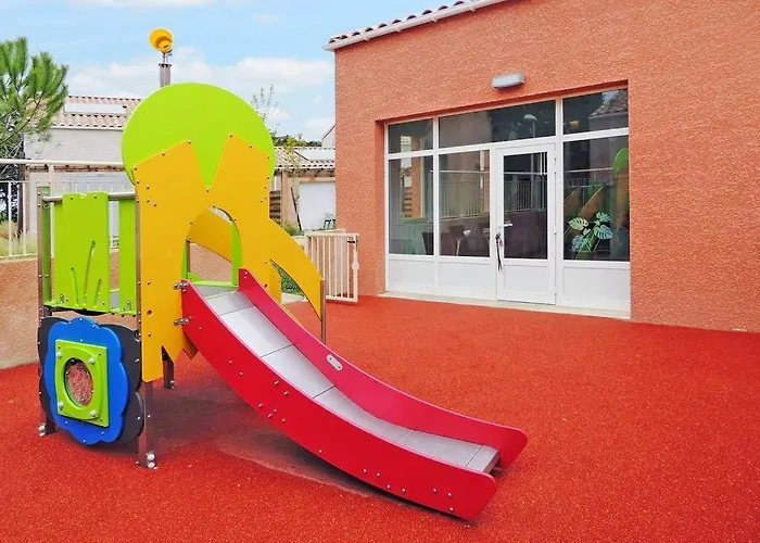 빌라 4 Personnes Avec Piscine Collective Saint-Christol (Herault)